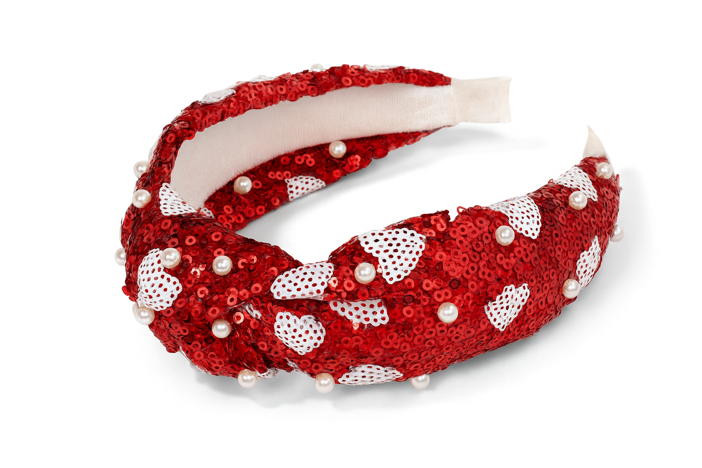 Queen Of Hearts Sequin Headbands