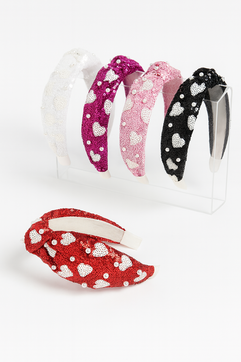 Queen Of Hearts Sequin Headbands