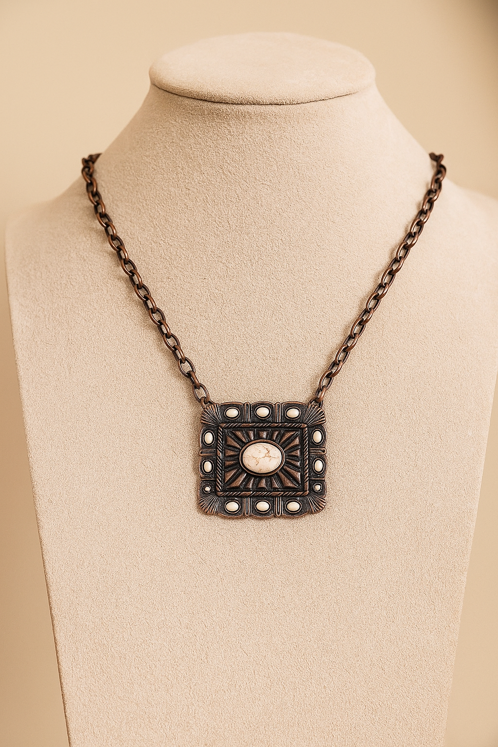 Desert Royalty Concho Pendant