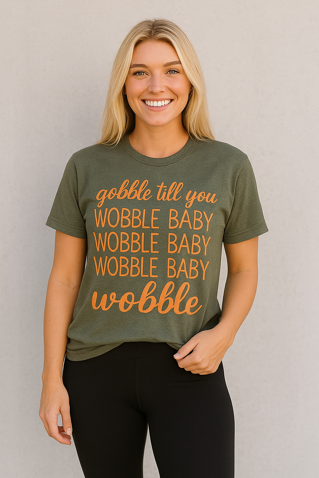 Gobble Till you Wobble Baby Graphic Tee