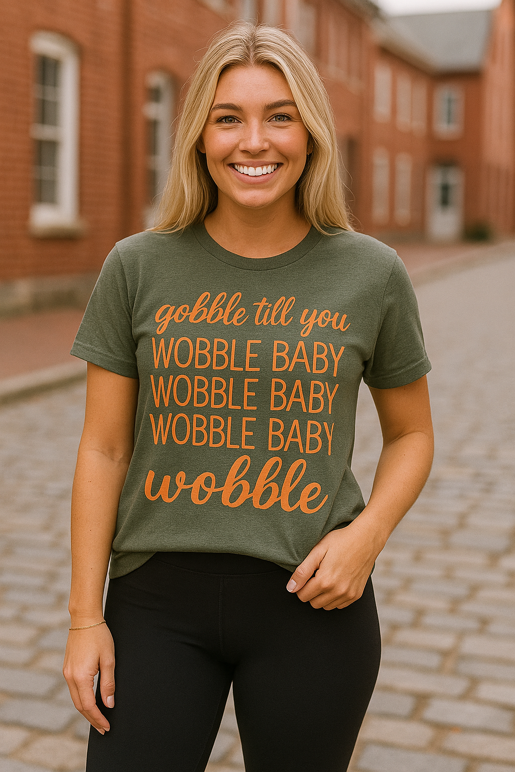 Gobble Till you Wobble Baby Graphic Tee