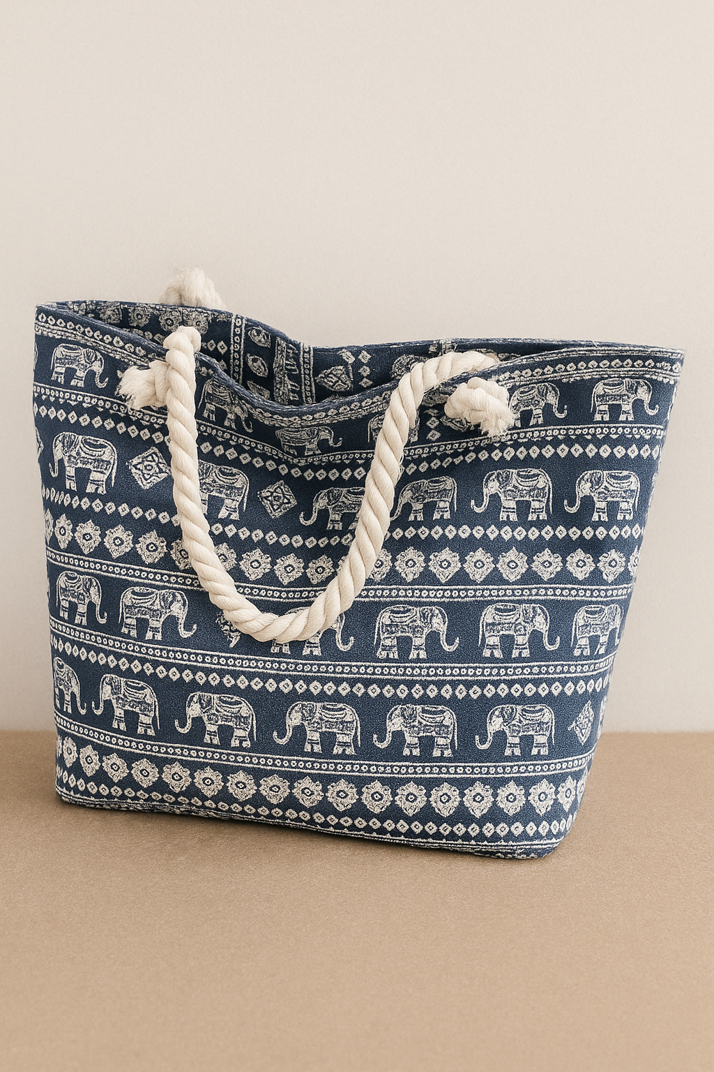 Into The Jungle Elephant Shoulder Bag with Zipper