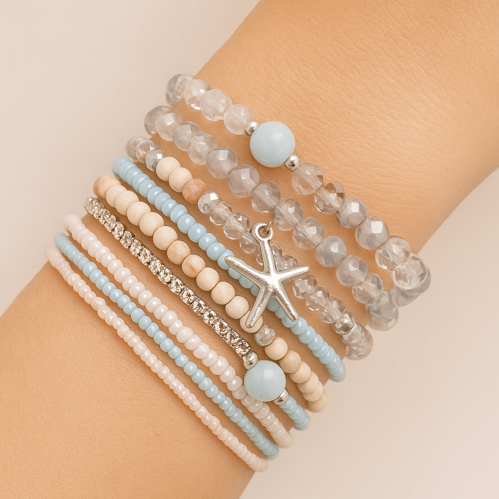Coastal Waves Bracelet Stack Set
