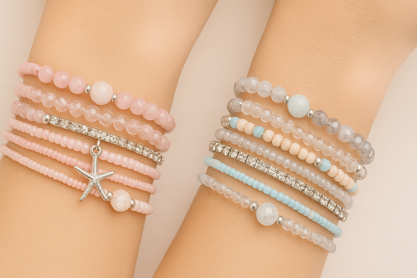 Coastal Waves Bracelet Stack Set