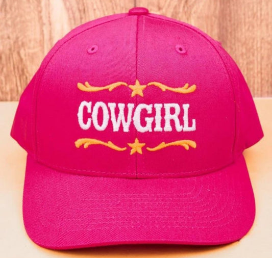 Hot Pink 'Cowgirl' Underbrim Aztec Snapback Cap