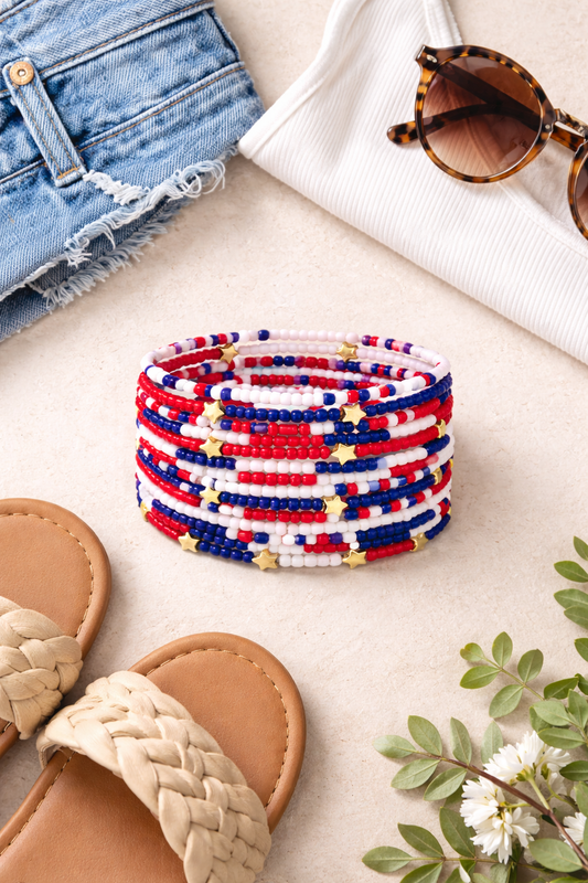 Americana Pure & Proud Stretch Bracelet Set