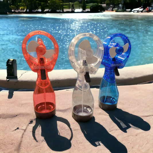 Handheld Water Spritzing Fan