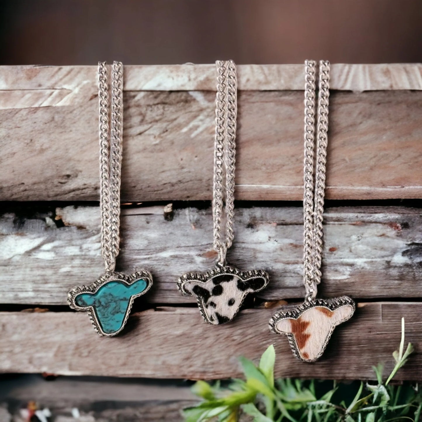 A Bit Dainty Cow Head Necklace