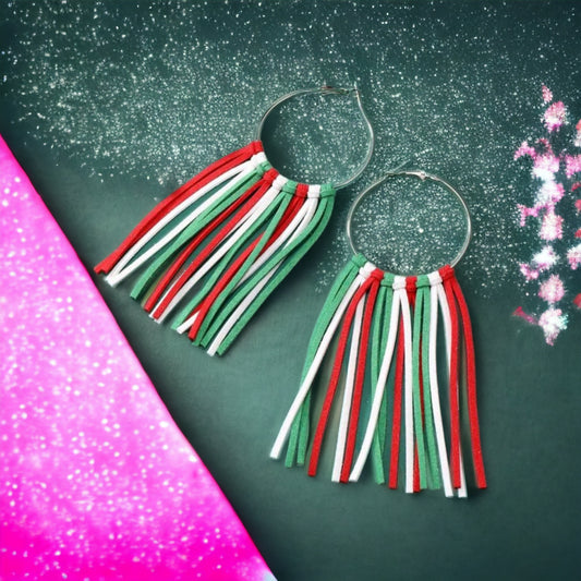 Western Christmas Sway Earrings - The Bling Barn western fashion jewelry