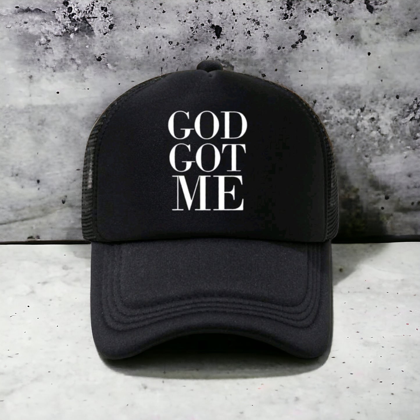 God Got Me Snapback Trucker Hat