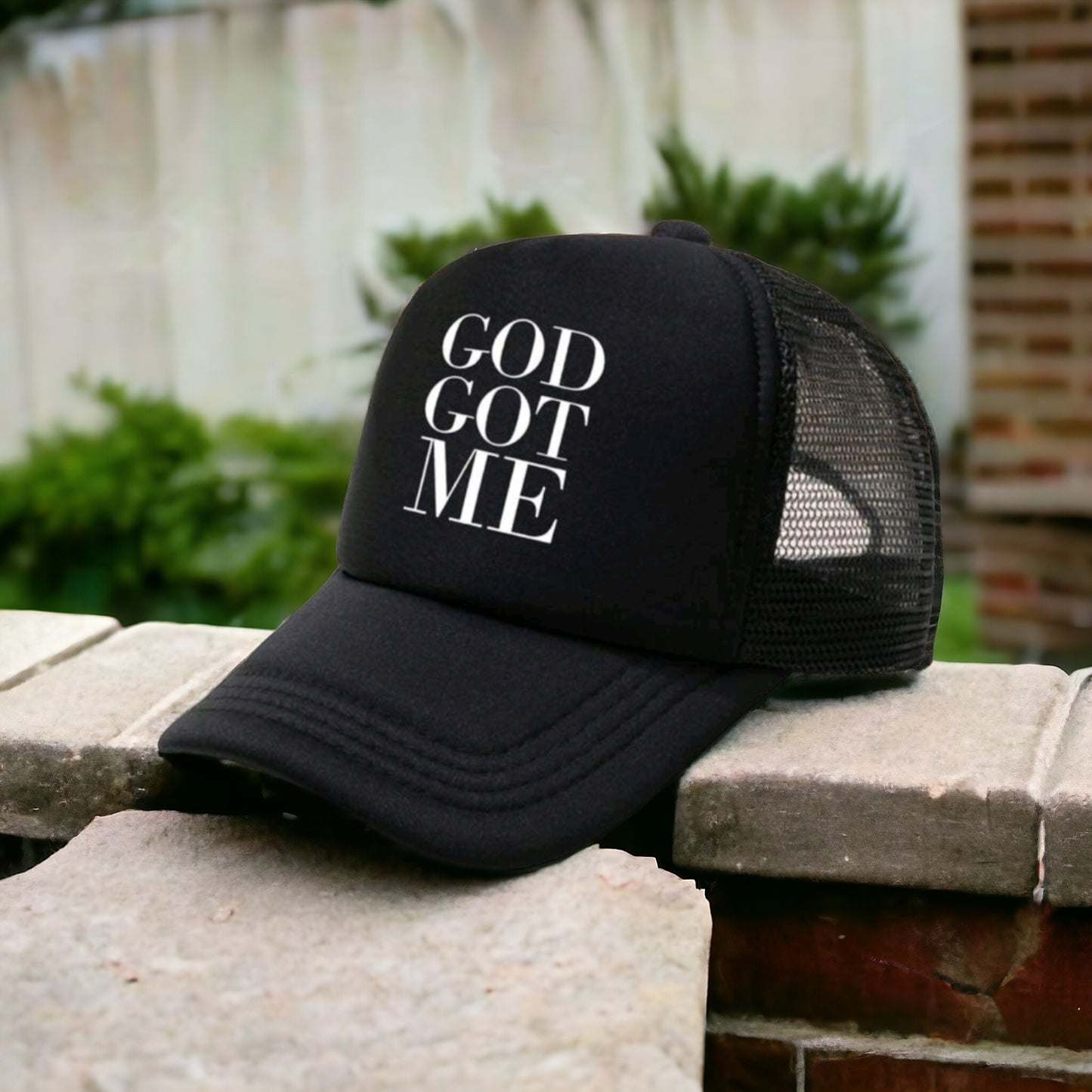 God Got Me Snapback Trucker Hat