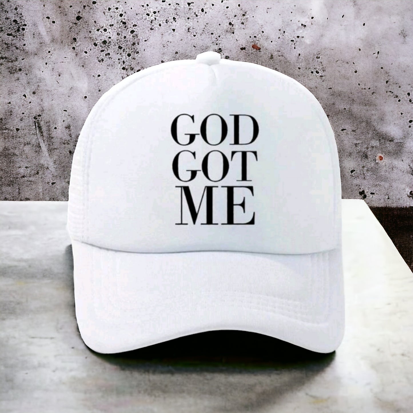 God Got Me Snapback Trucker Hat