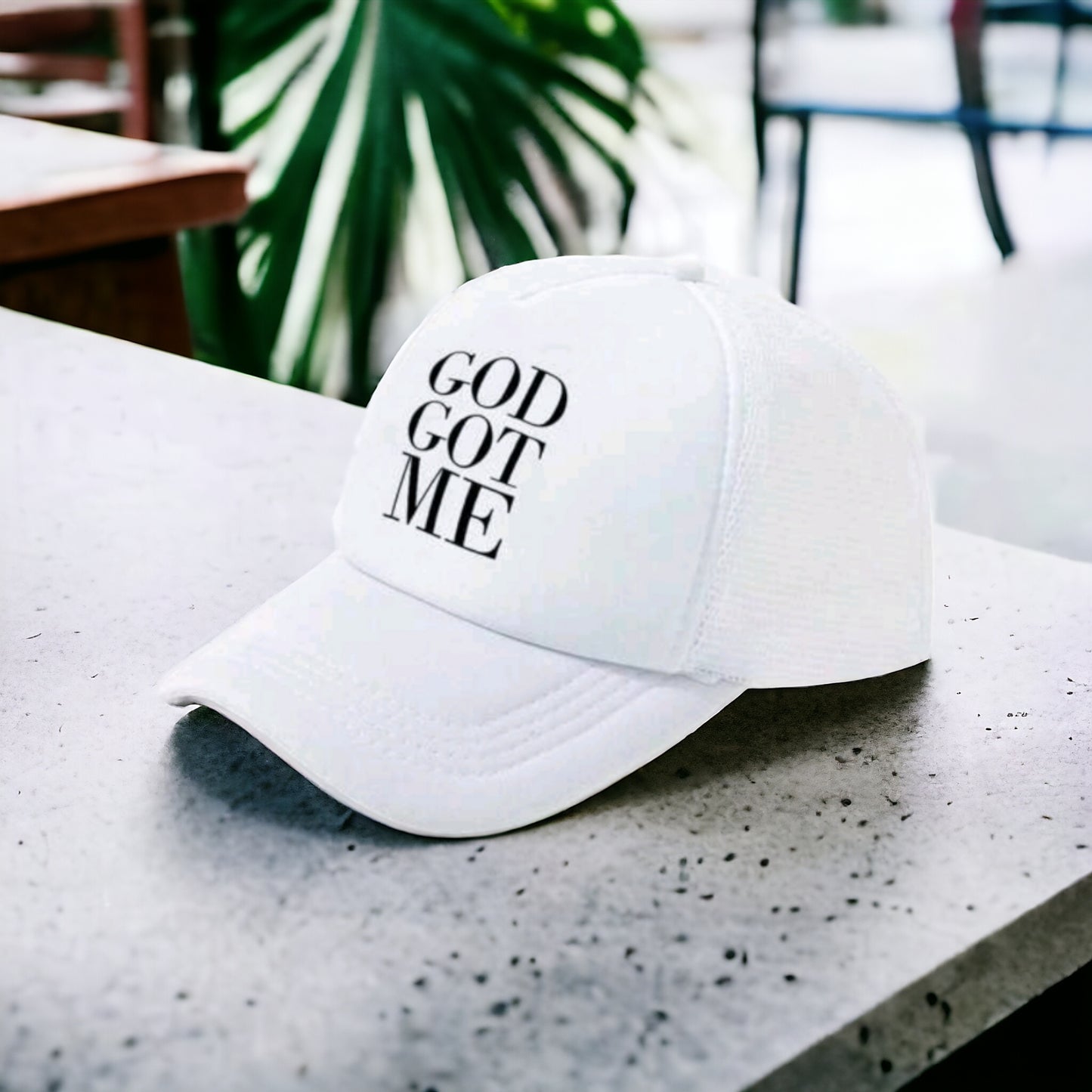 God Got Me Snapback Trucker Hat