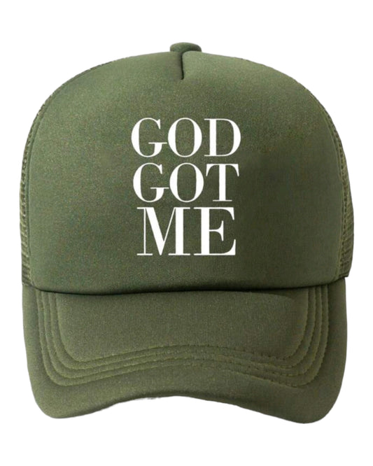 God Got Me Snapback Trucker Hat