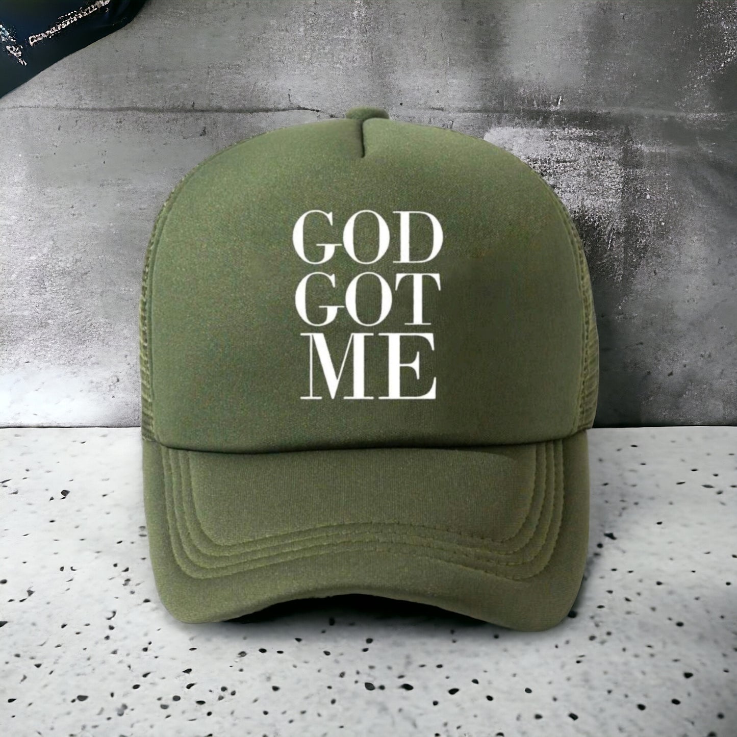 God Got Me Snapback Trucker Hat