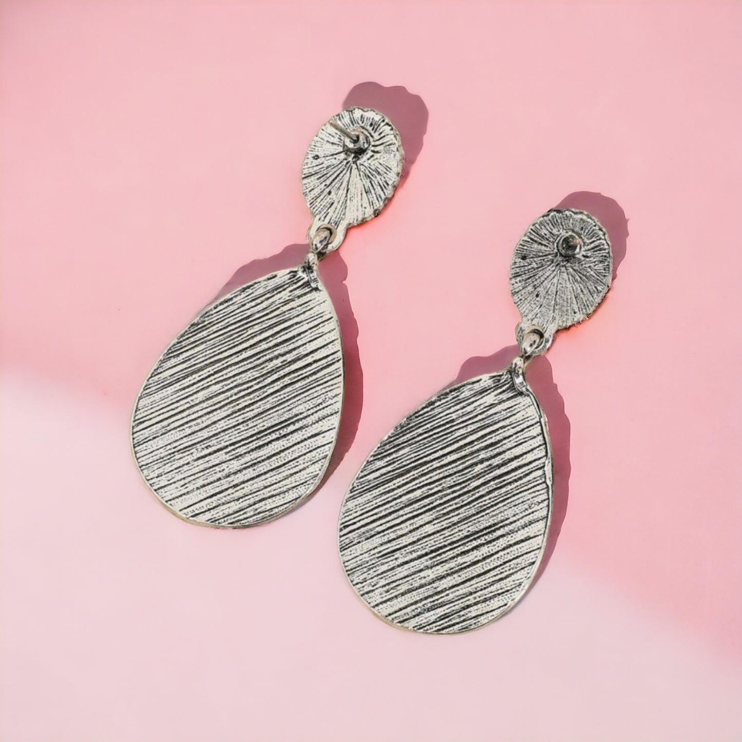 Behind The Glass Western Scencery Drop Earrings