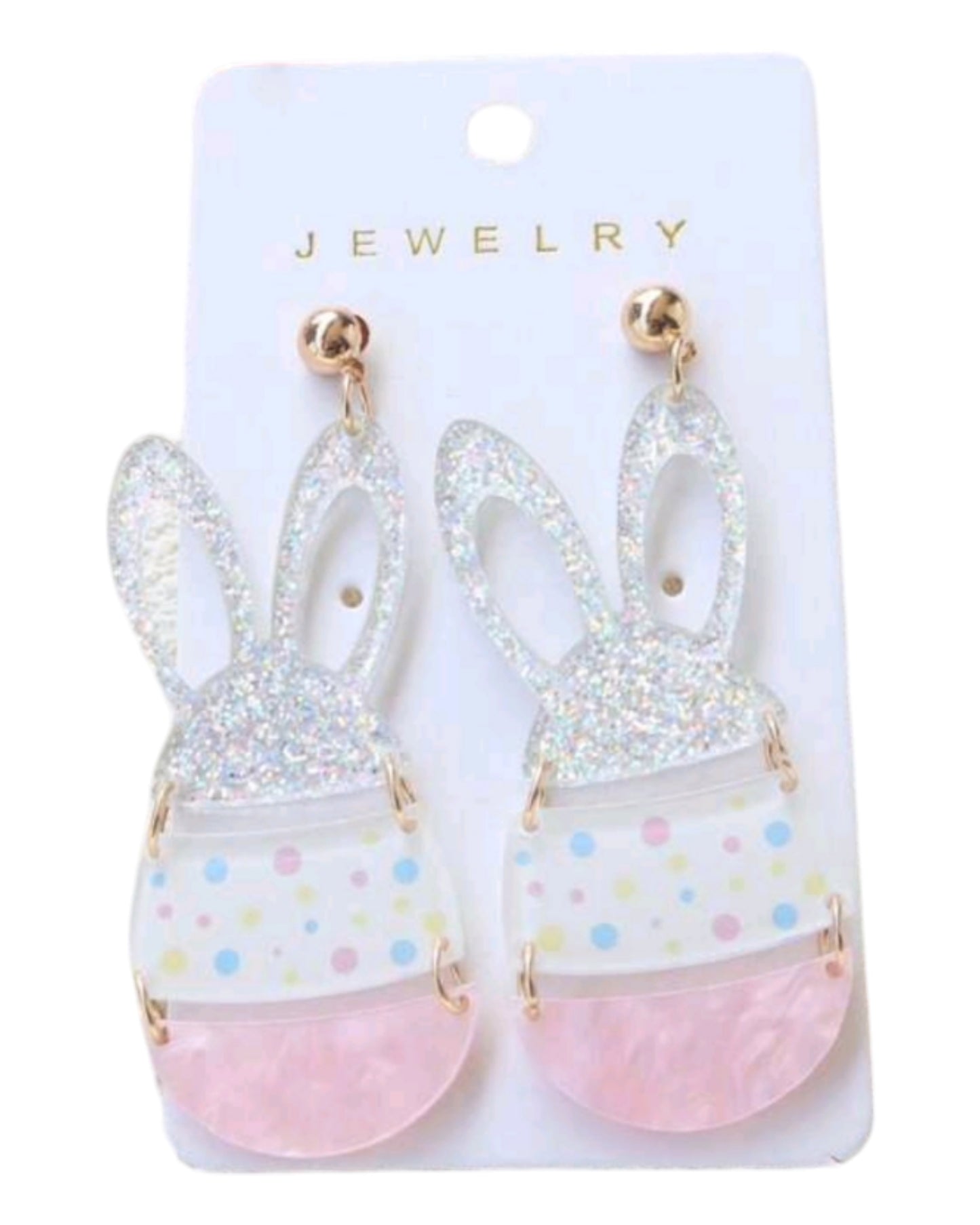 When Easter Comes To Town Drop Egg Earrings