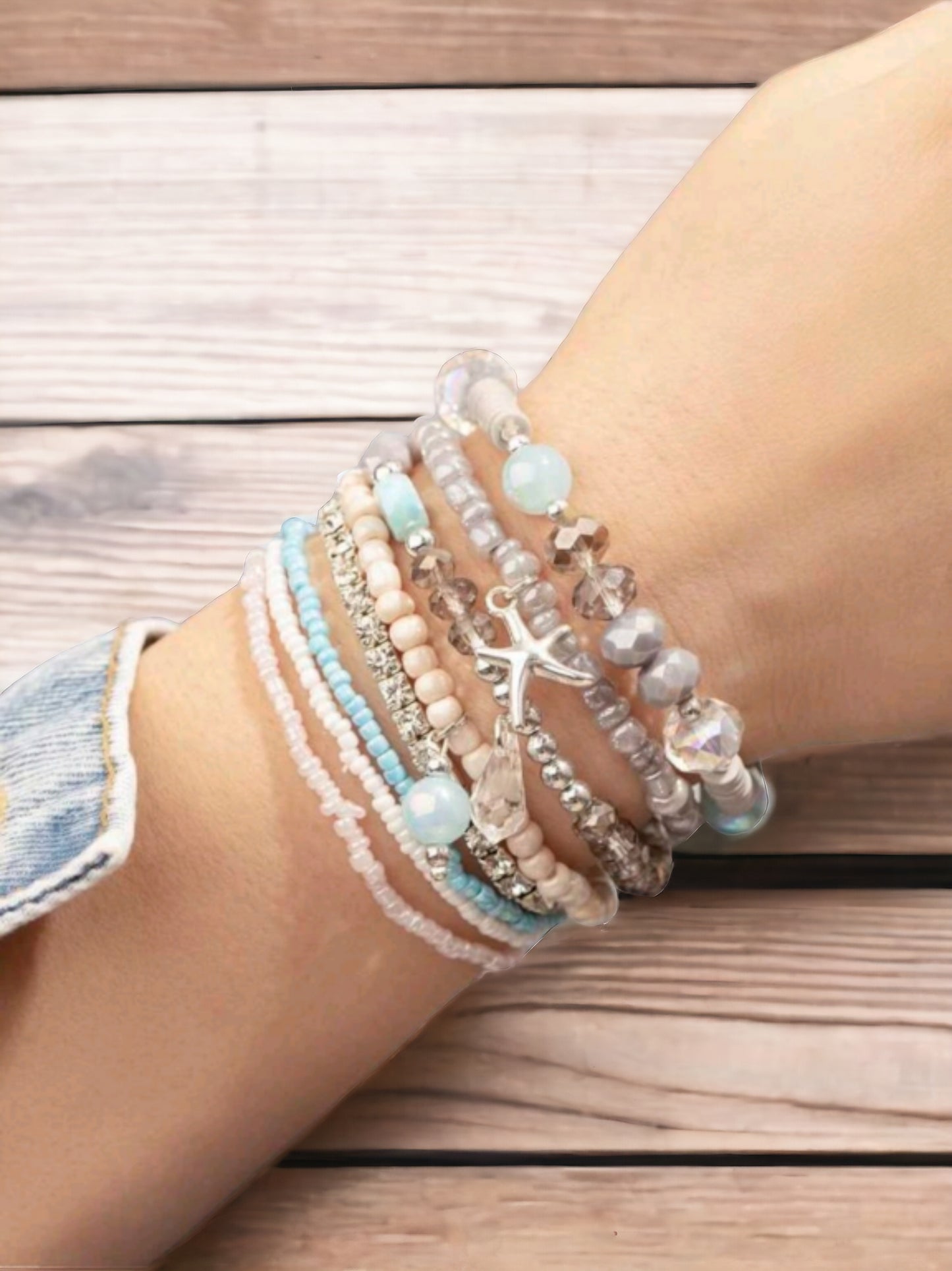 Coastal Waves Bracelet Stack Set