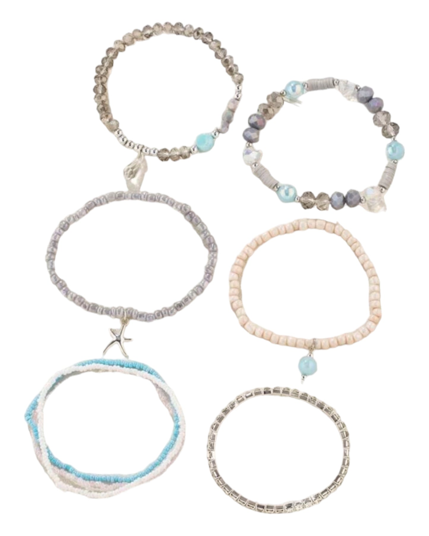 Coastal Waves Bracelet Stack Set