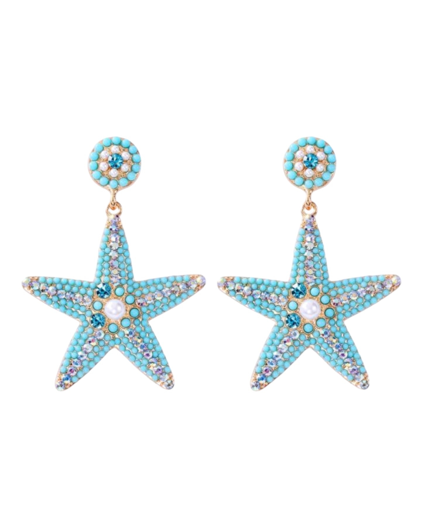 Sally's Glam Starfish Earrings