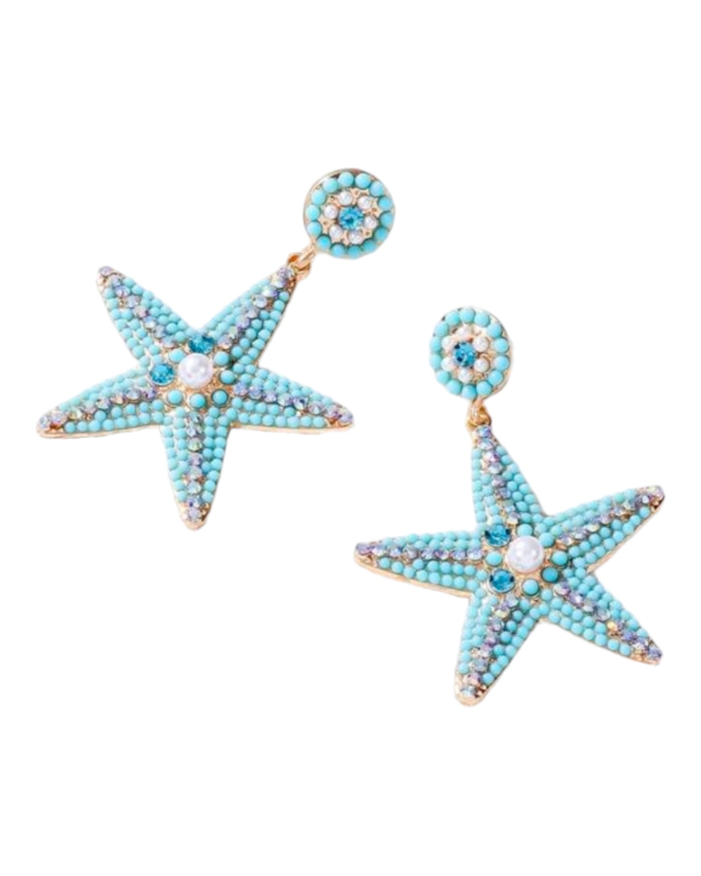 Sally's Glam Starfish Earrings