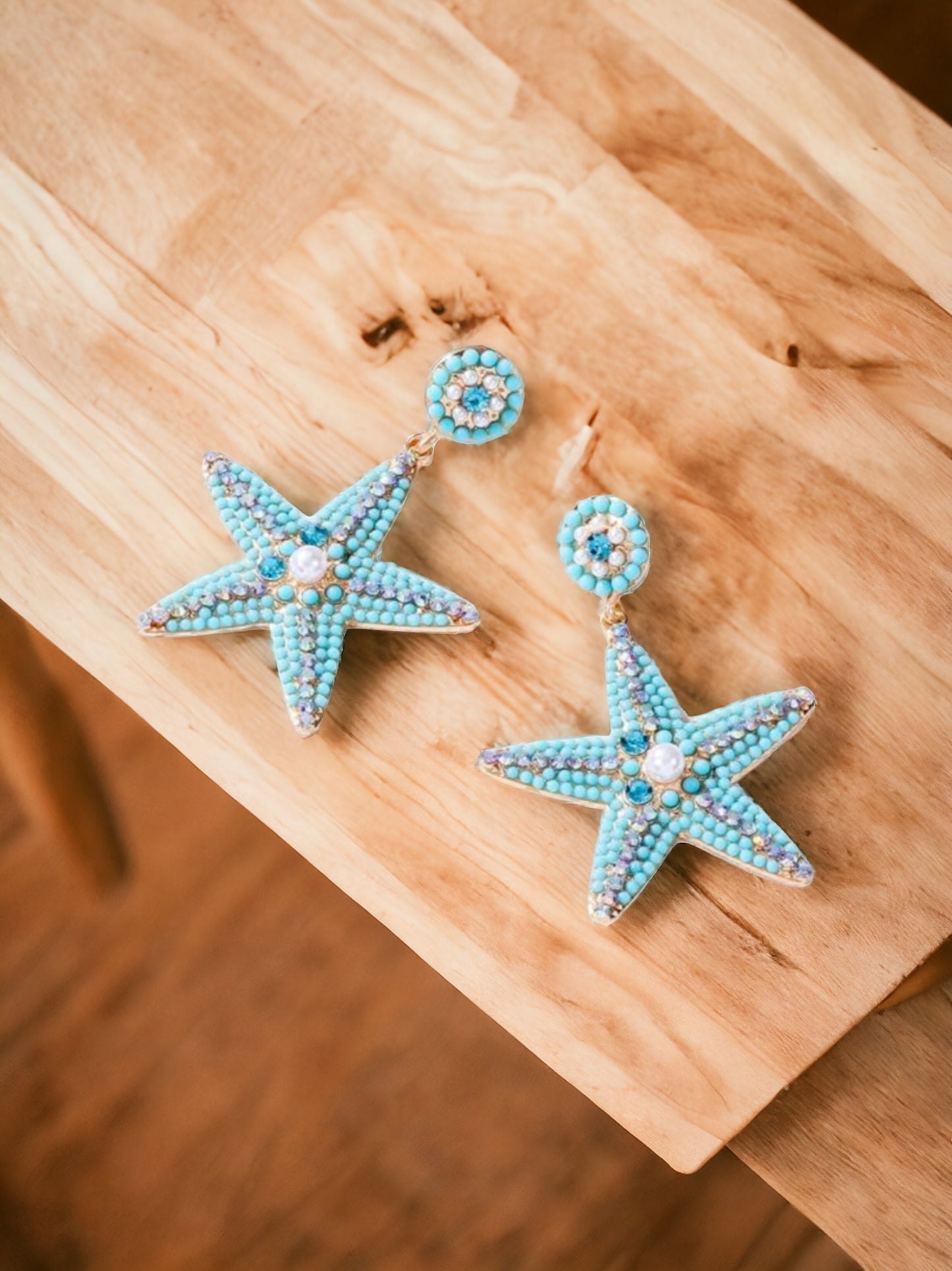 Sally's Glam Starfish Earrings