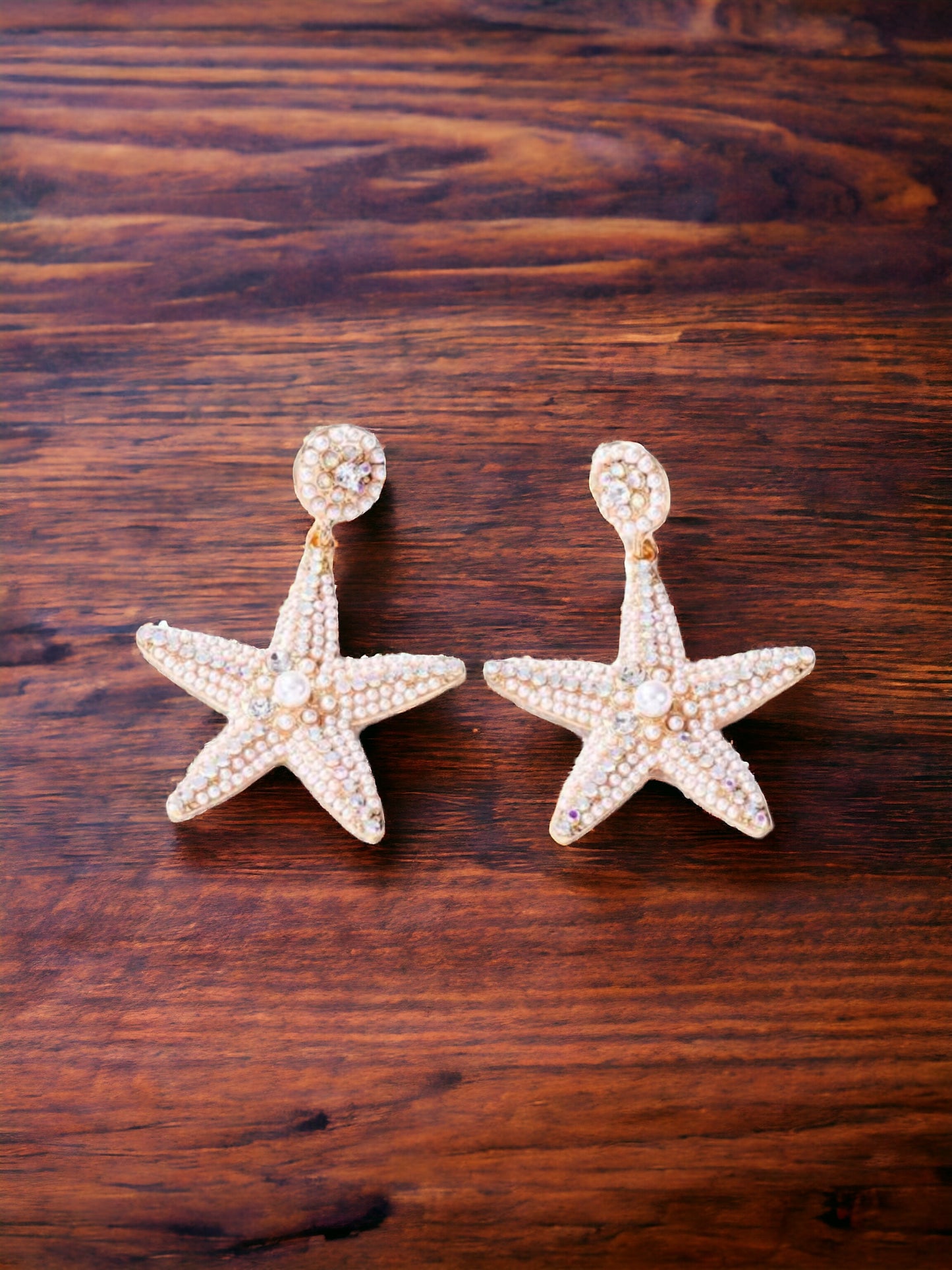 Sally's Glam Starfish Earrings