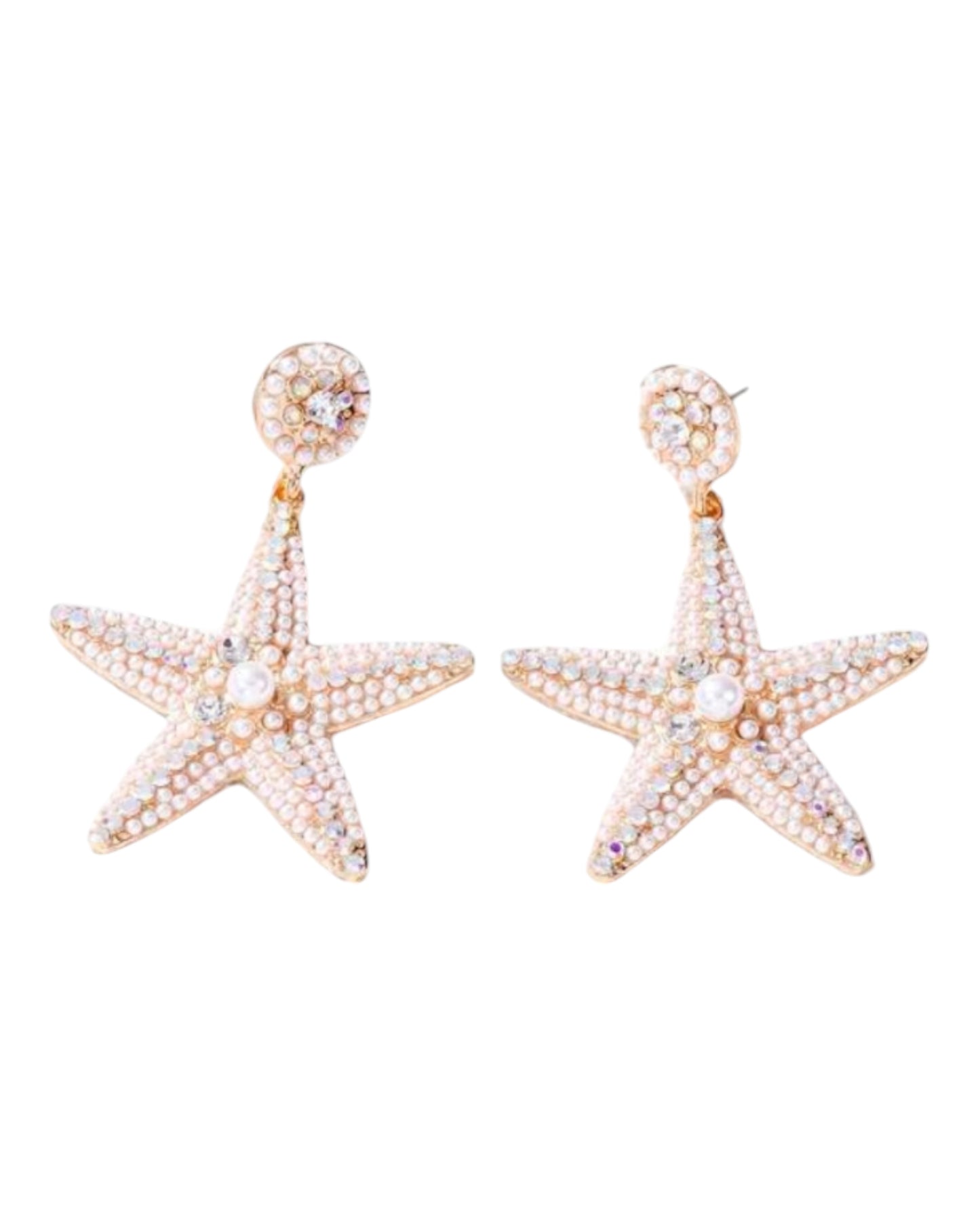 Sally's Glam Starfish Earrings