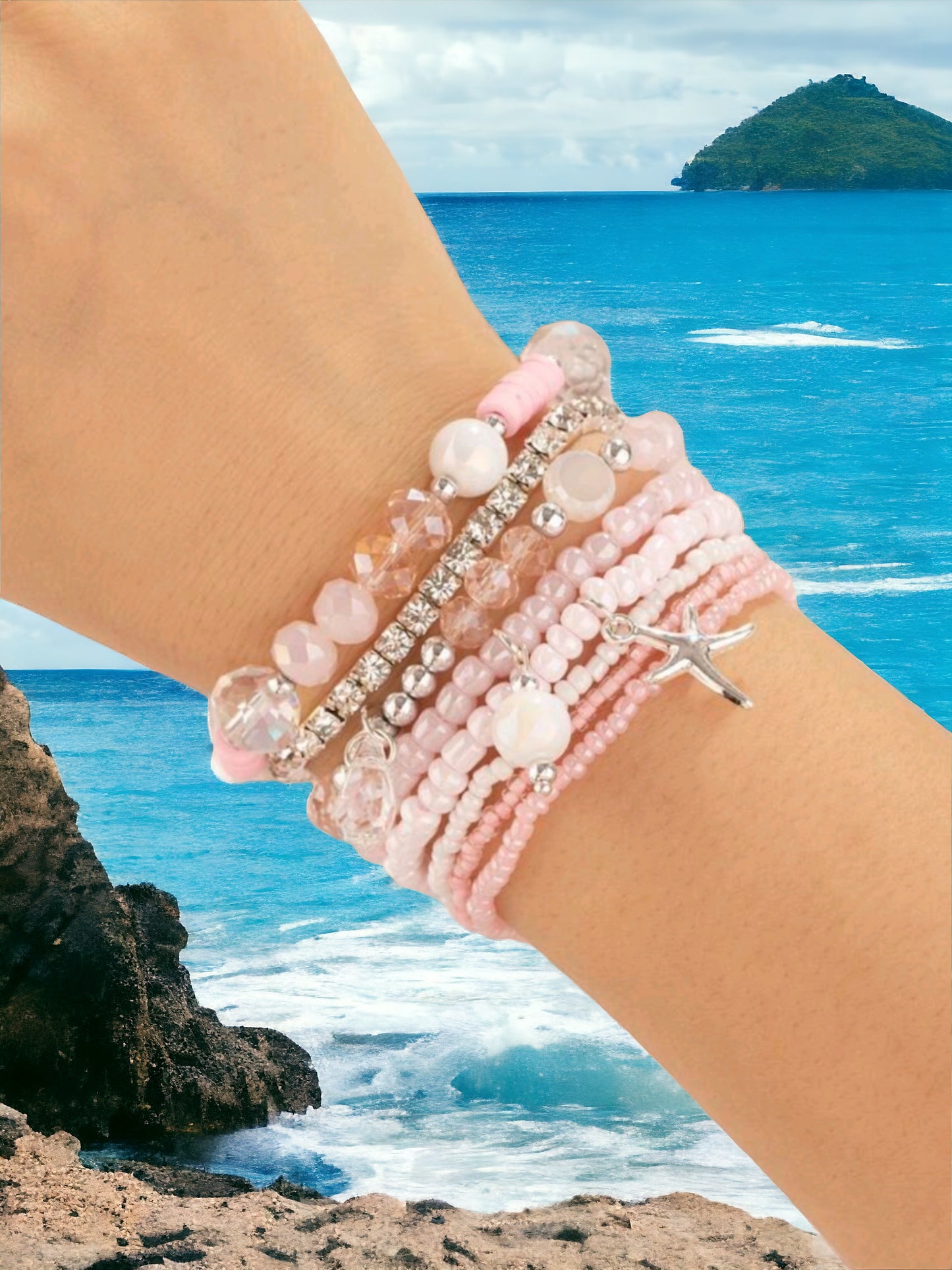 Coastal Waves Bracelet Stack Set