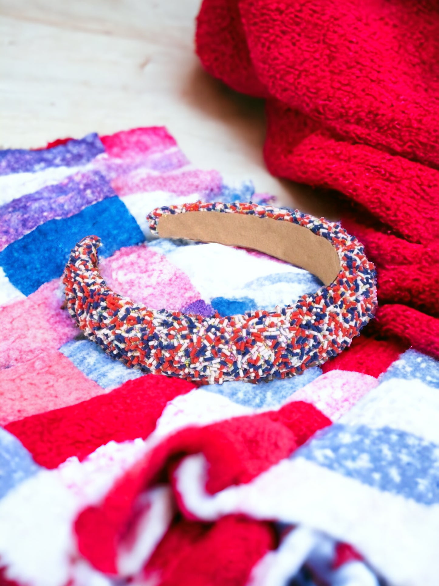 Sprinkle Red, White & Blue Everywhere Hair Headband