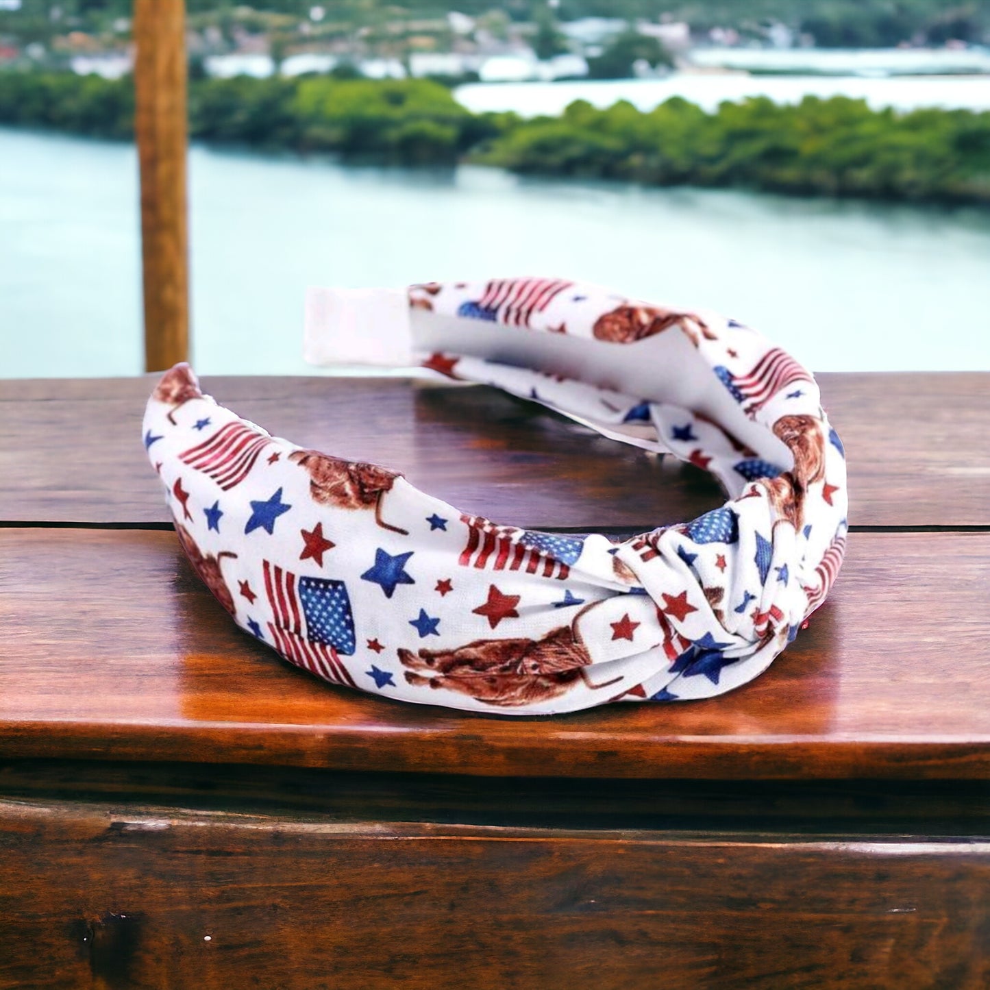 Highland Americana Top Knot Headband