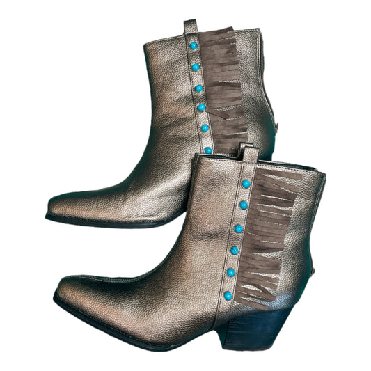 Crazy Train Boujee Western Fringe Boots