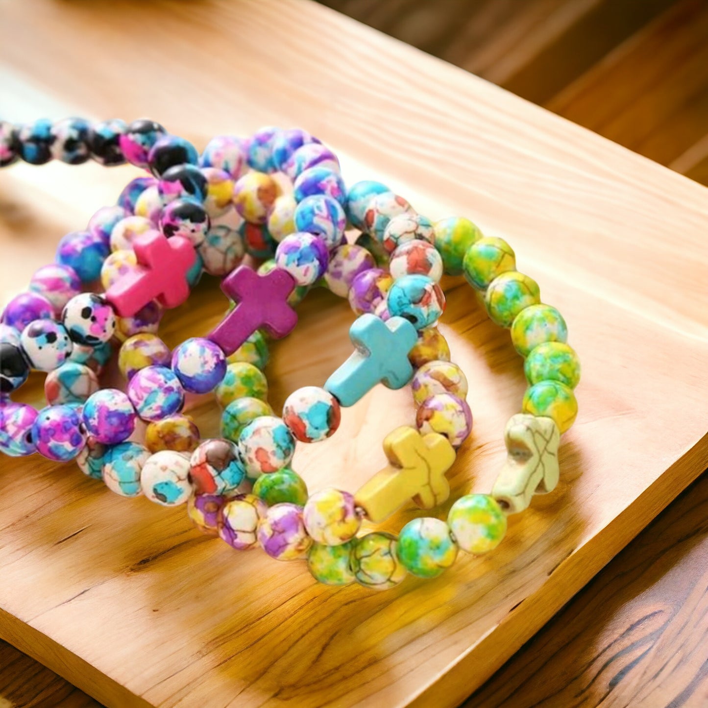 A Statement With A Cross Bracelets