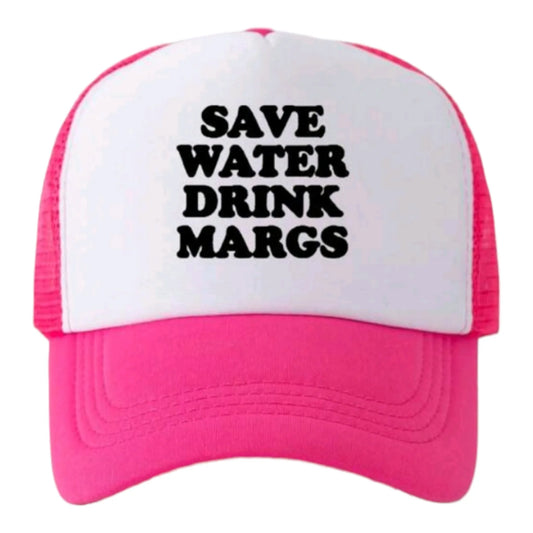 Save Water Summer Trucker Foam Hat - The Bling Barn western fashion jewelry
