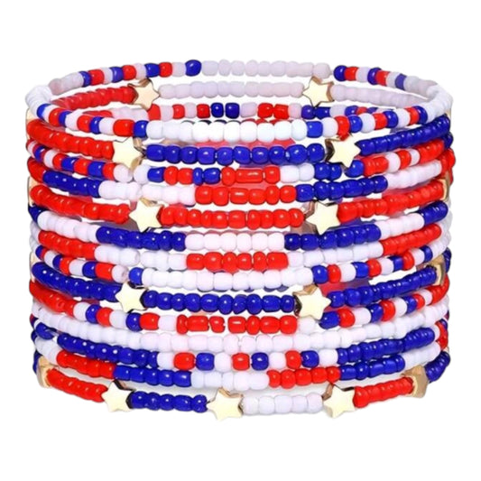 Americana Pure & Proud Stretch Bracelet Set