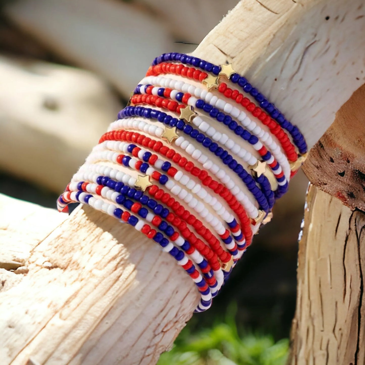 Americana Pure & Proud Stretch Bracelet Set