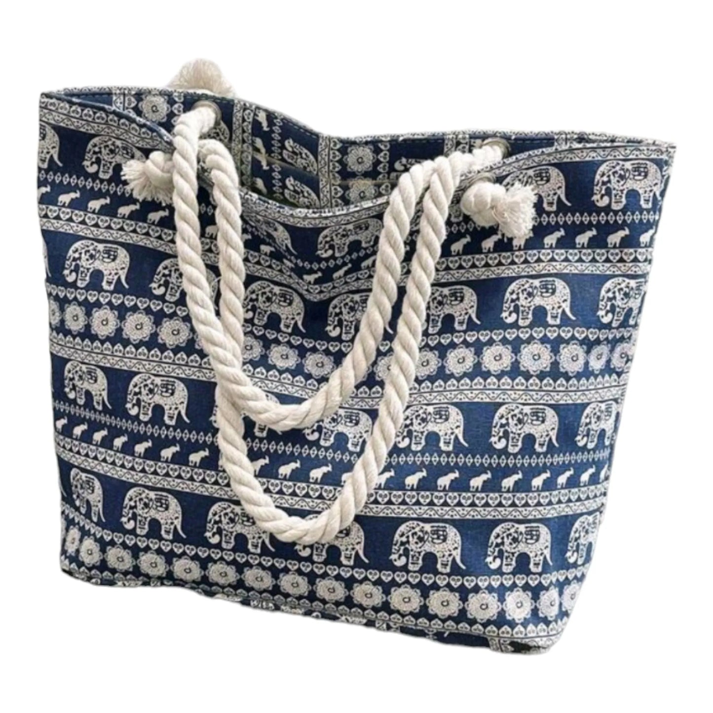 Into The Jungle Elephant Shoulder Bag with Zipper