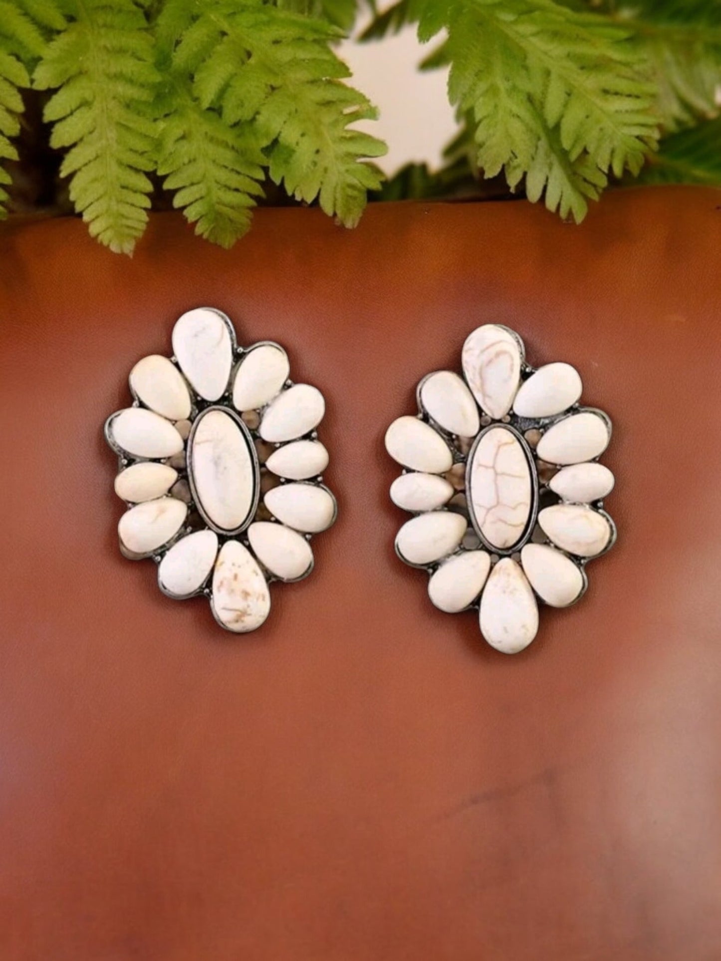 Western Blossom Stud Fashion Earrings in Multiple Colors