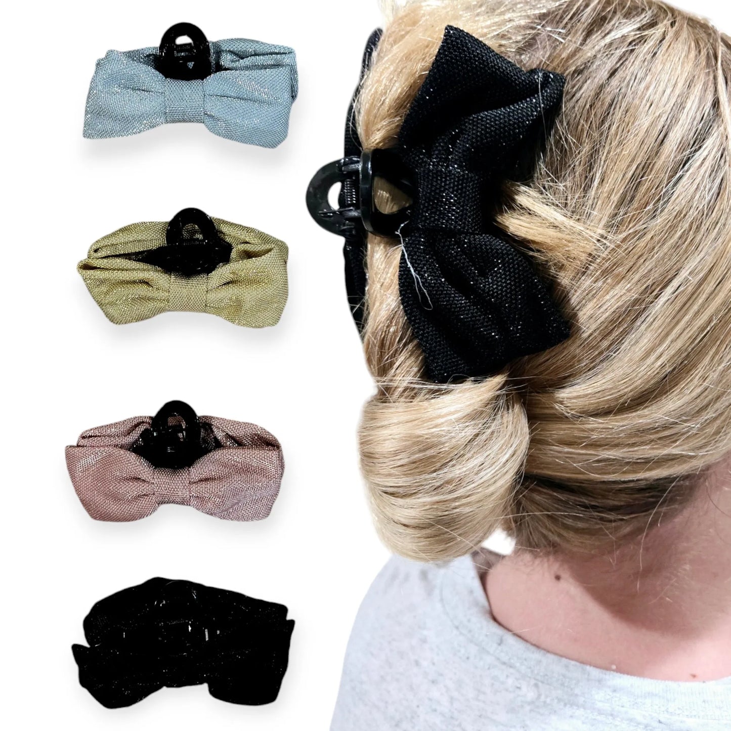 Shimmer and Shine Coquette Bow Claw Clip