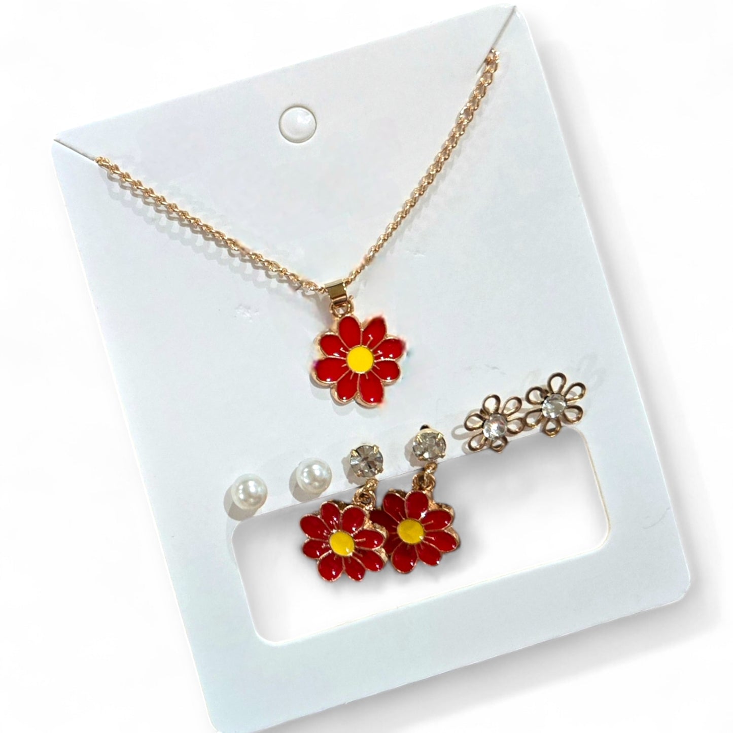 In Bloom Fashion Necklace and Earrings Sets