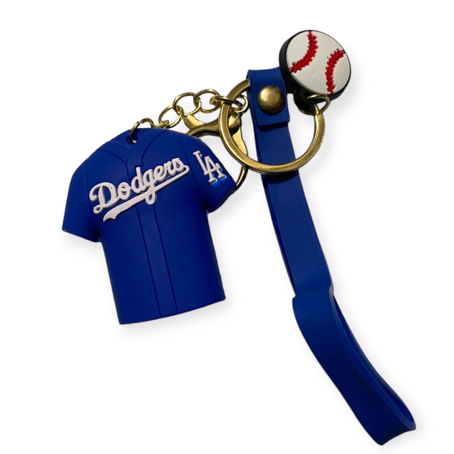 Los Angeles Dodgers Jersey 3D Keychain with Strap