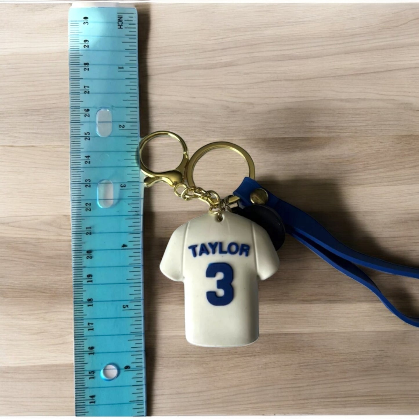 Los Angeles Dodgers Jersey 3D Keychain with Strap