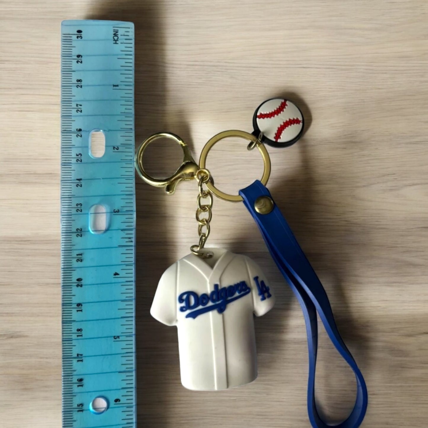 Los Angeles Dodgers Jersey 3D Keychain with Strap