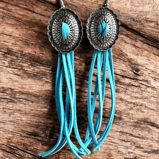 Concho On My Side Western Fashion Earrings