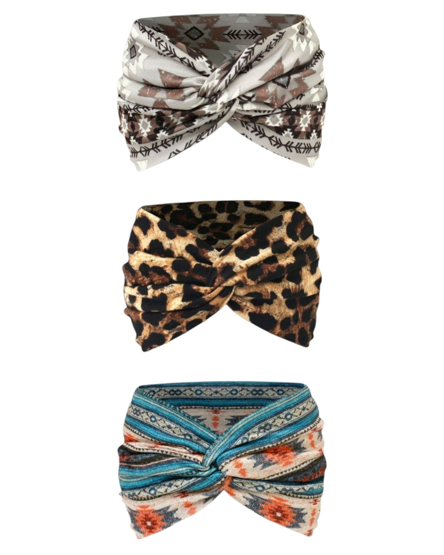 Western Pattern Stretch Style Headbands