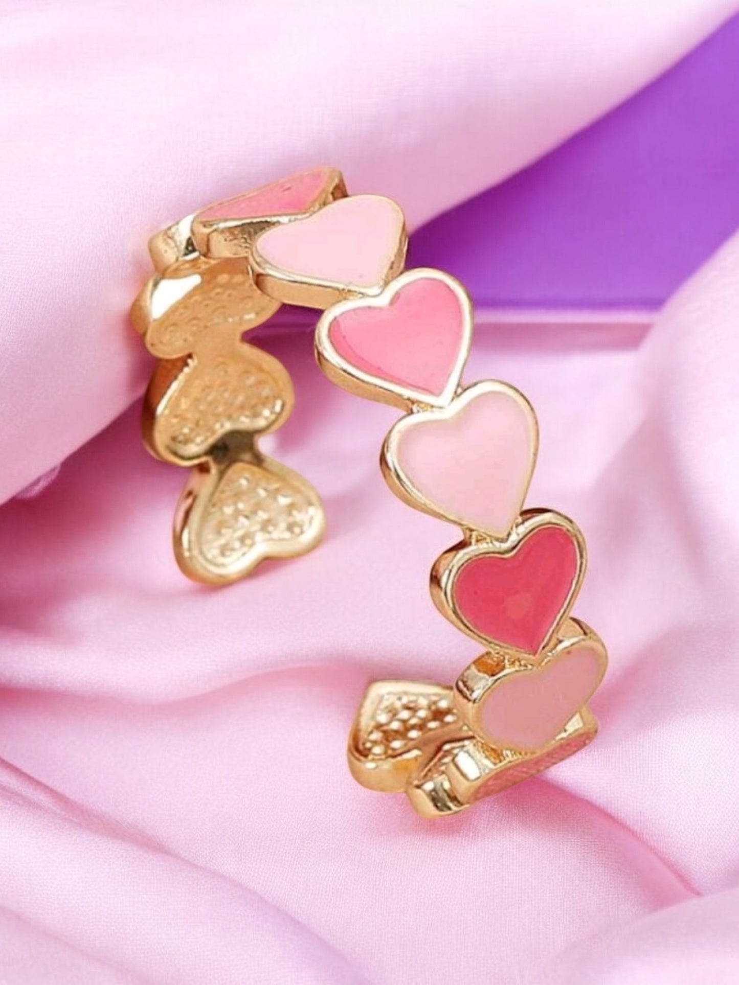 Lovers Lane One Size Adjustable Heart Ring