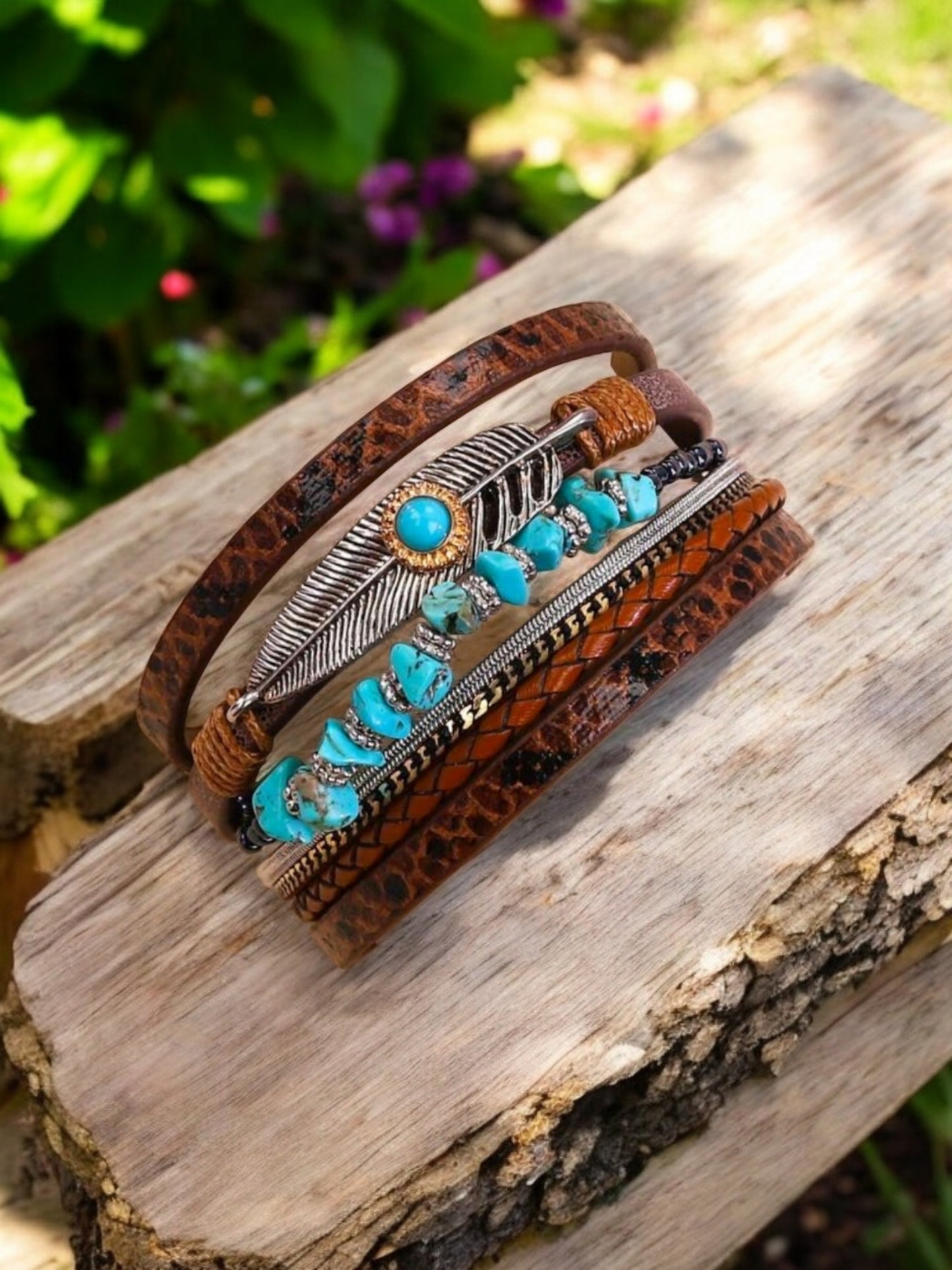 Wrapped in Luck Western Magnetic Bracelet