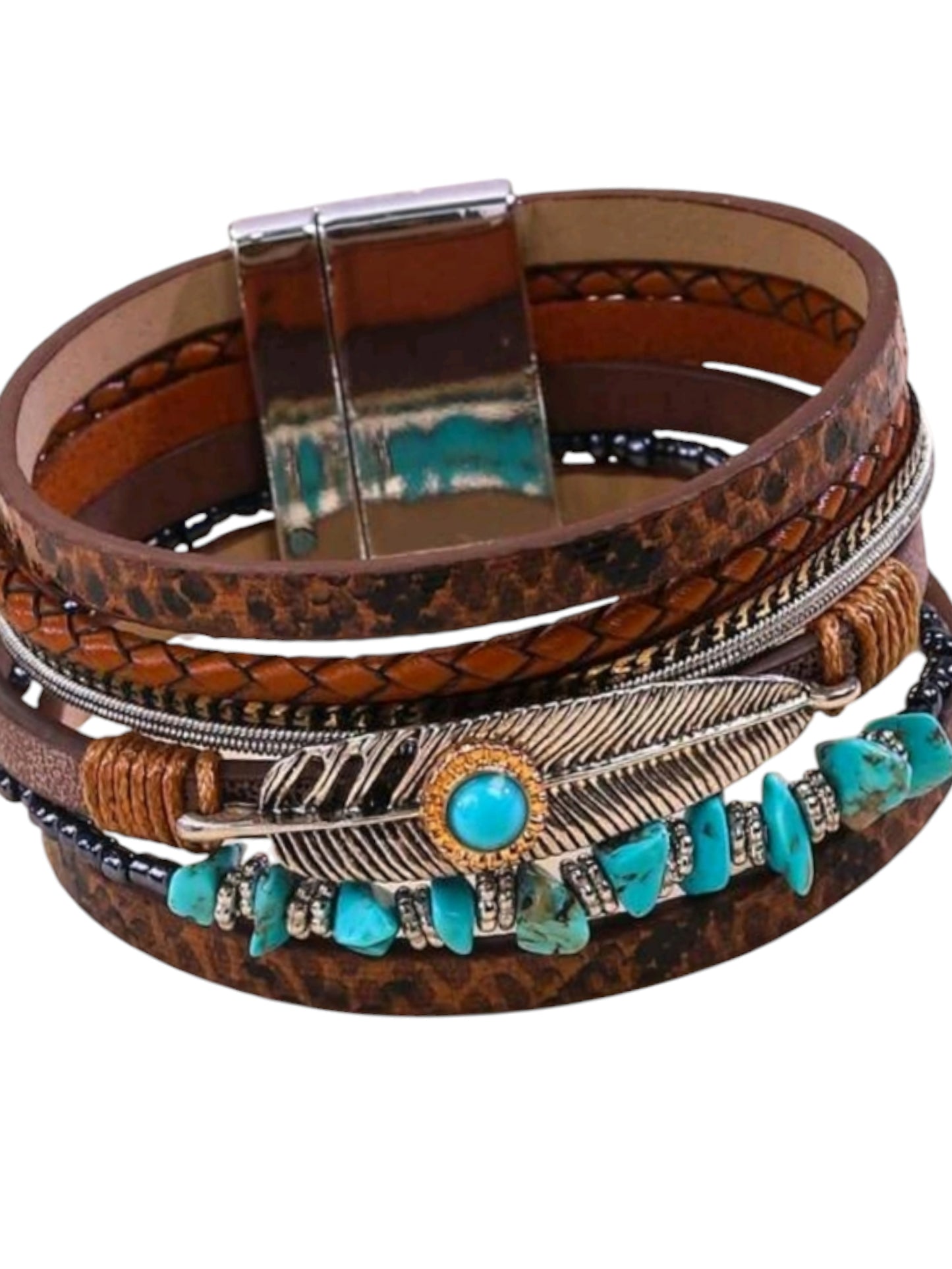 Wrapped in Luck Western Magnetic Bracelet