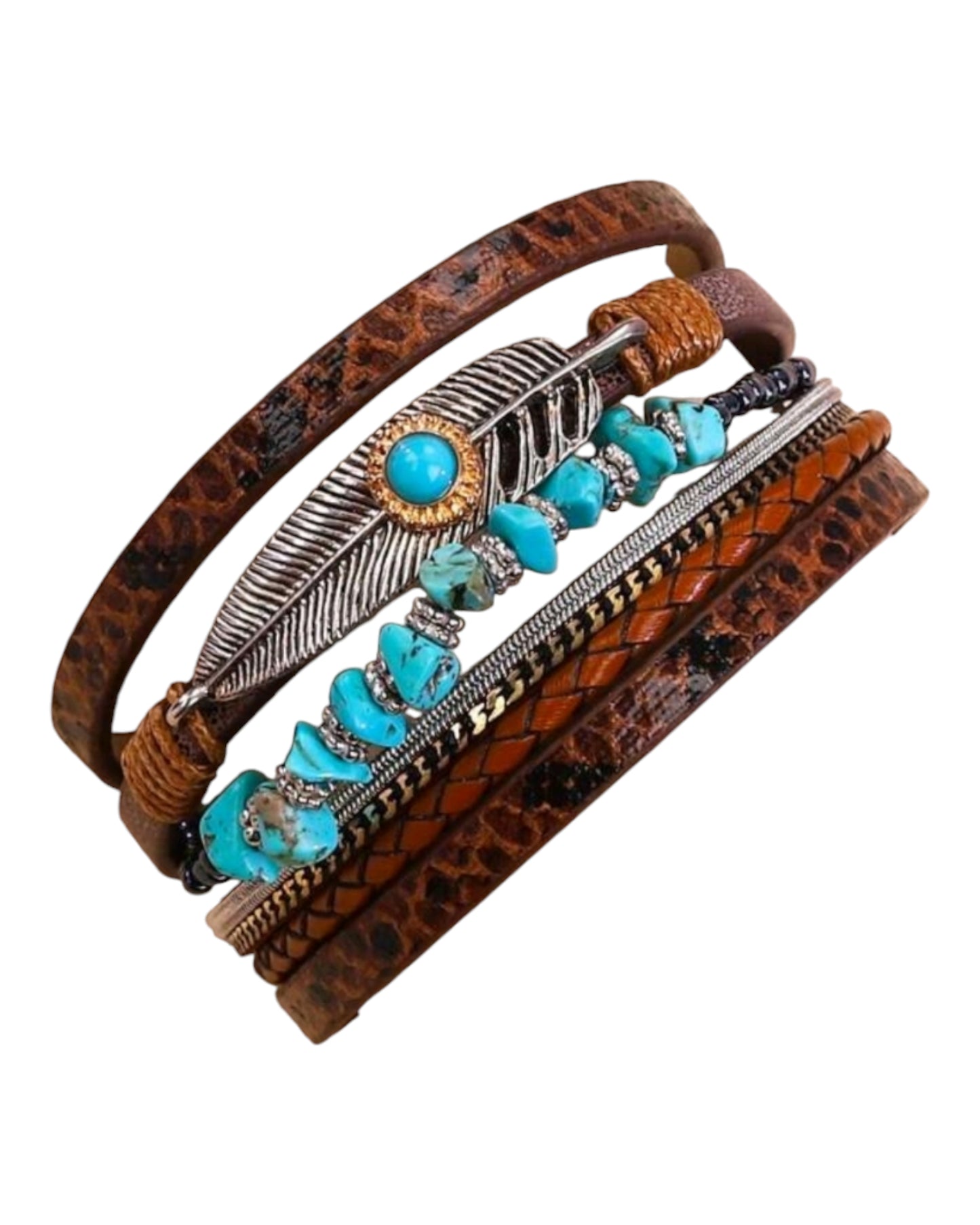 Wrapped in Luck Western Magnetic Bracelet