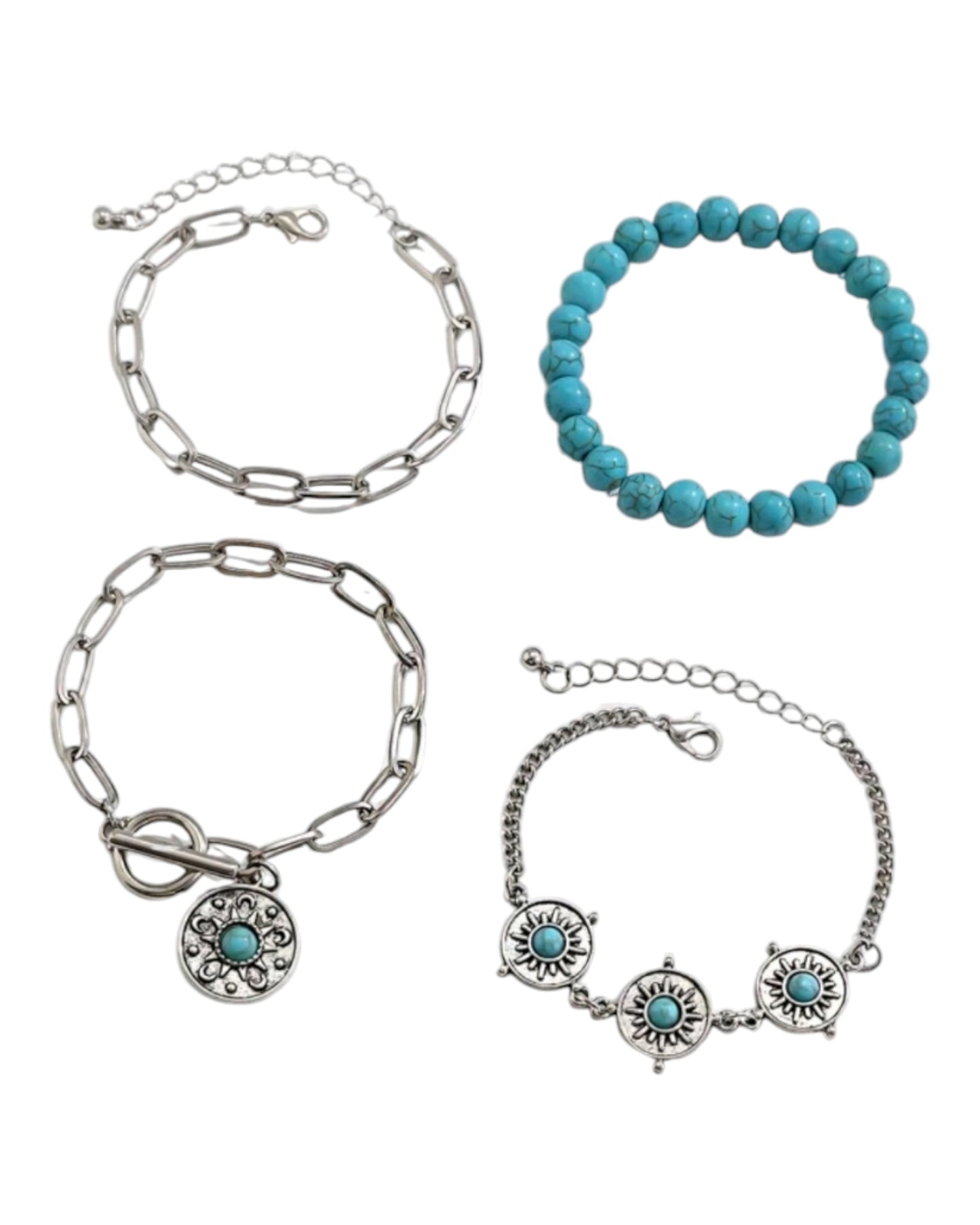 Mandy At The Bay 4 Piece Fashion Bracelet Set